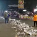 sampah berserakan