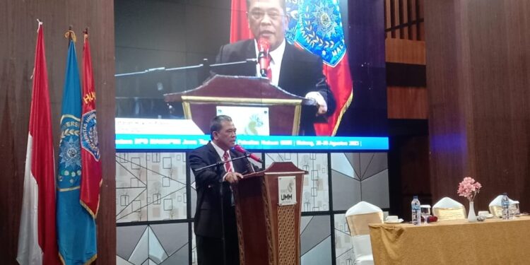 Ketua DPD Mahukipi Jatim, Prof Tongat dalam Penataran Hukum Pidana Nasional (M Sholeh)