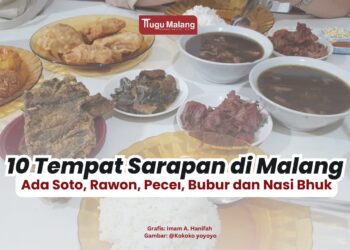 Rekomenasi tempat sarapan di Malang dengan berbagai pilihan menu lezat dan murah.