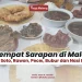Rekomenasi tempat sarapan di Malang dengan berbagai pilihan menu lezat dan murah.