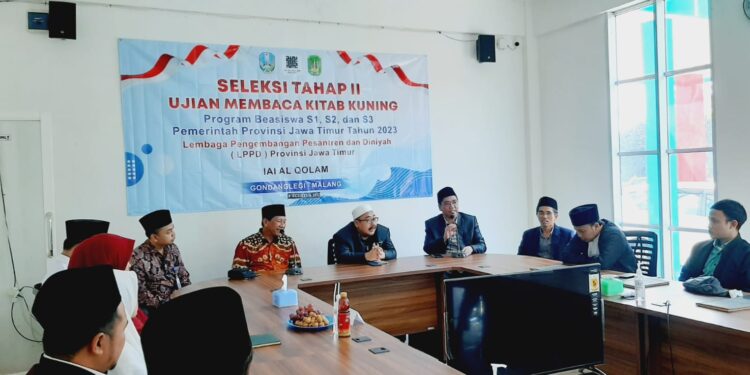 Acara tes baca kitab penerima beasiswa S2 Madin LPPD Jawa Timur