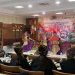 Mahasiswa Jepang tengah menampilkan tari tradisional di STIE Malangkucecwara