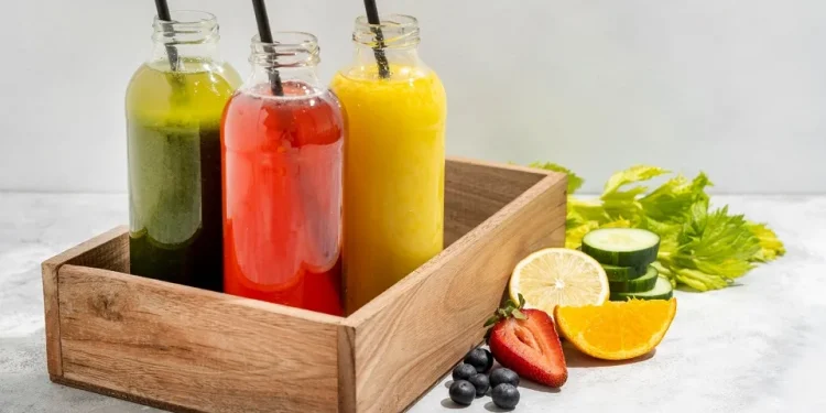 Ilustrasi jus diet yang bisa digunakan untuk menurunkan berat badan.