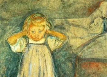 Ilustrasi anak kecil yang memiliki trauma masa lalu.