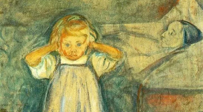 Ilustrasi anak kecil yang memiliki trauma masa lalu.