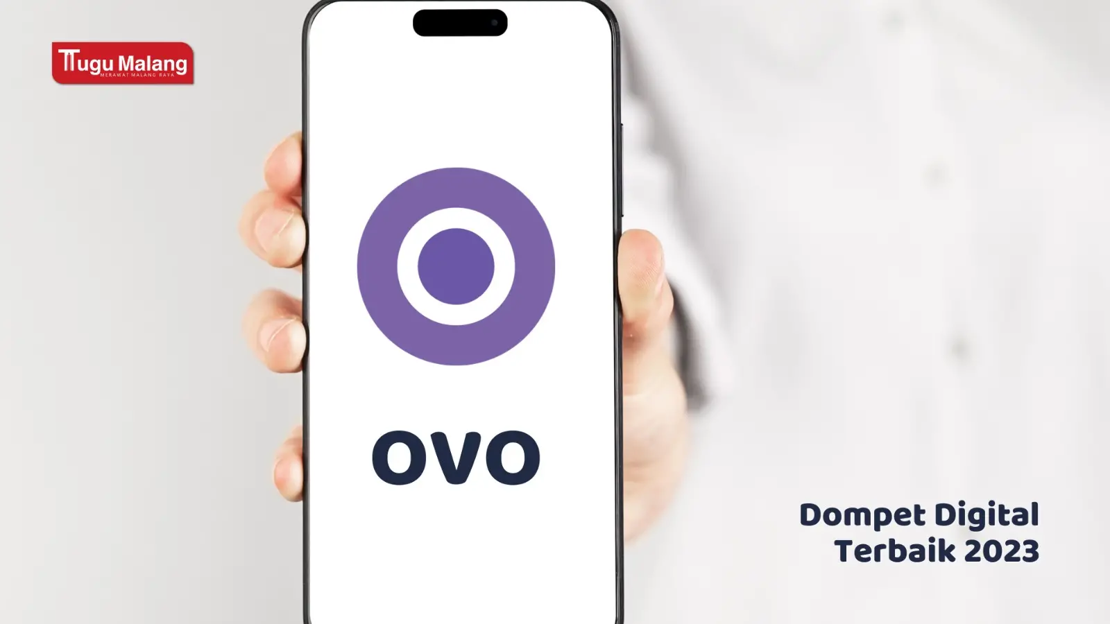 Ovo, platform dompet digital yang juga populer digunakan.
