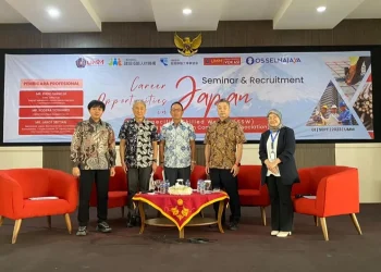 Kolaborasi erat Vokasi UMM dan PT OS Selnajaya kembali membuka peluang kerja di Jepang, terutama di bidang konstruksi baja tulangan beton.