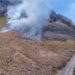 Kebakaran di kawasan wisata Bromo