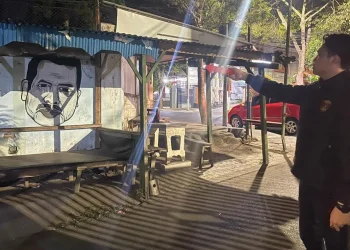 Lokasi penemuan bayi di Kota Batu, Jawa Timur.