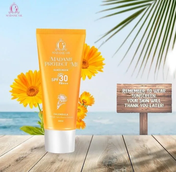 Sunscreen madame gie SPF 30.