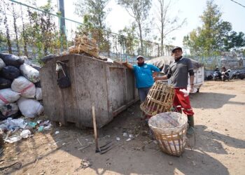 lustrasi penanganan sampah di Kota Batu, Jawa Timur pasca TPA Tlekung ditutup.