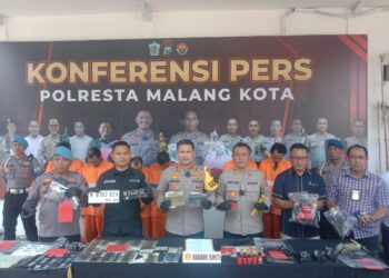 Polresta Malang Kota mengungkap modus sindikat pencurian motor.