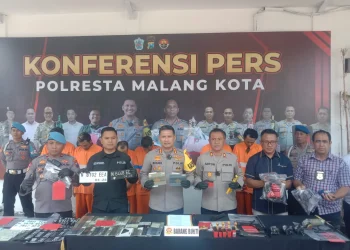Polresta Malang Kota mengungkap modus sindikat pencurian motor.