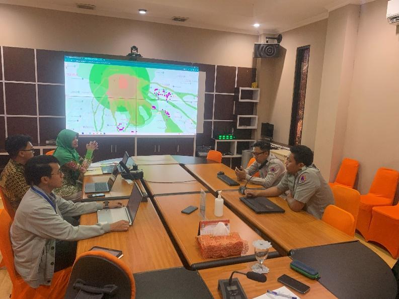 Pelaksanaan FGD Peneliti UM dan BPBD Provinsi Jawa Timur.