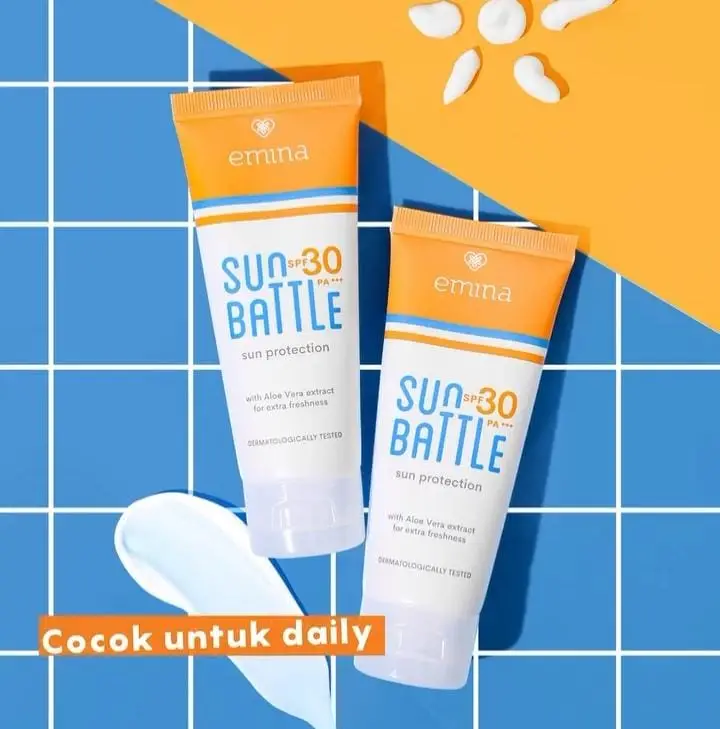 Emina sun battle SPF 30.