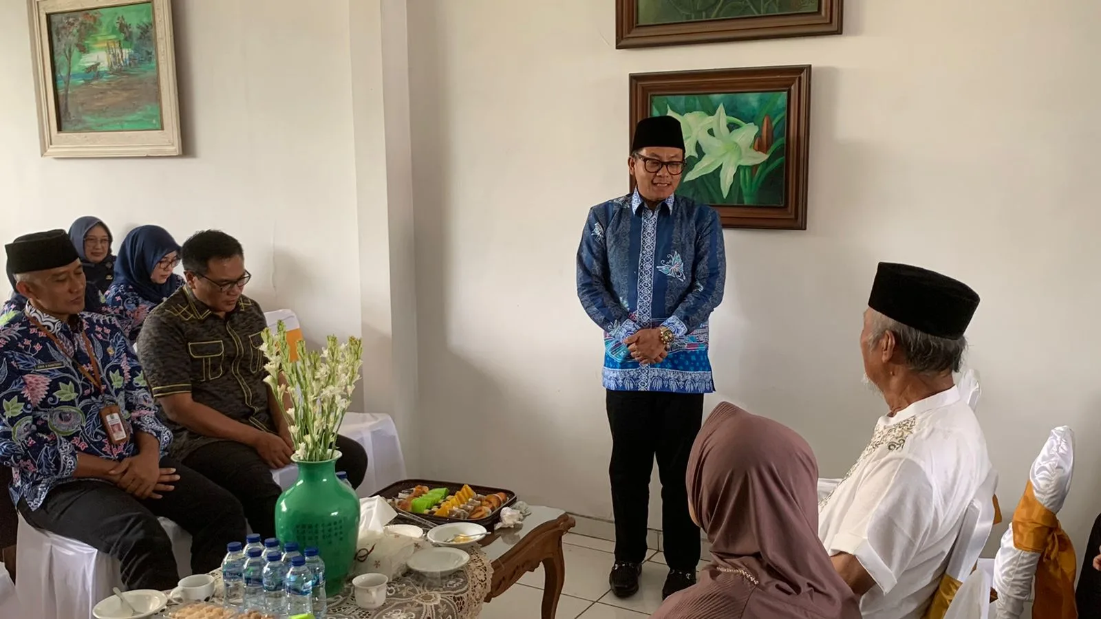 Wali Kota Malang, Sutiaji, saat memberikan sambutan.