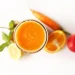 Jus kombinasi buah dan sayur.