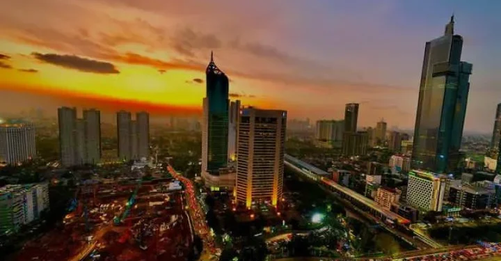 Ilustrasi daerah dengan jumlah penduduk miskin paling sedikit di Jawa Timur.