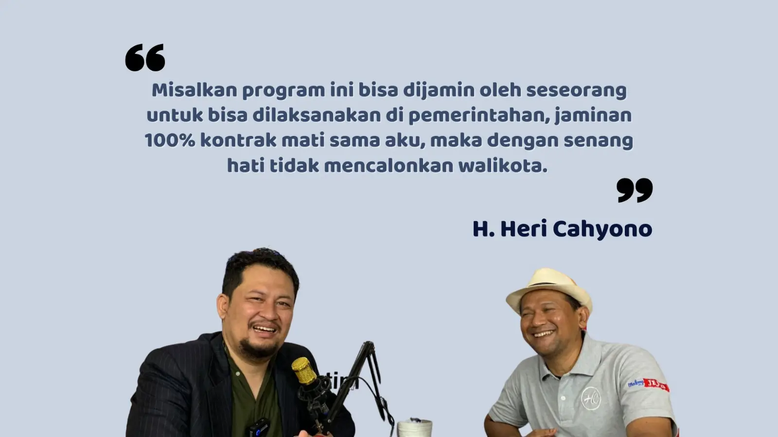 Sam HC siap mundur dari pencalonan jika ada calon lain yang komitmen jalankan programnya.
