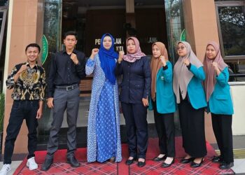 Mahasiswa HKI Fakultas Agama Islam Unisma saat PPL di Pengadilan Agama Kota Malang.