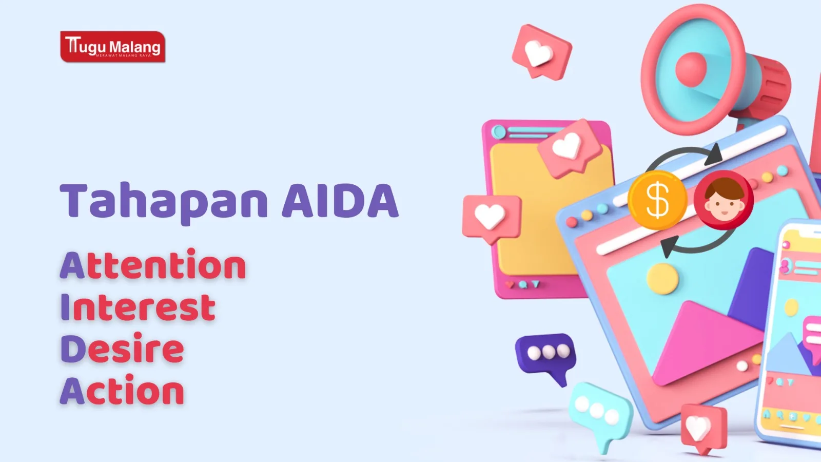 Tahap dan contoh AIDA yang mudah Anda lakukan.