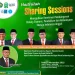 Poster Sharing Sessions Unisma bersama tiga pasangan capres-cawapres awal November mendatang.