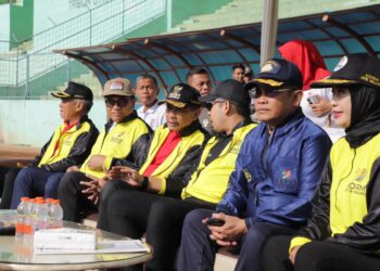 Pj Wali Kota Malang hadiri senam kebangsaan.