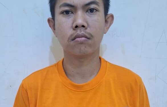 Tersangka pencurian di resto Mie Gacoan, Lukman Nuary Fahmi alias Dhito.