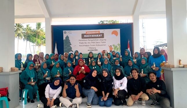 Acara pengabdian kepada masyarakat UM di Turen, Kabupaten Malang.