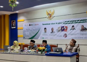 Acara seminar dan kajian pesantren di UB Malang dalam rangka Hari Santri Nasional.