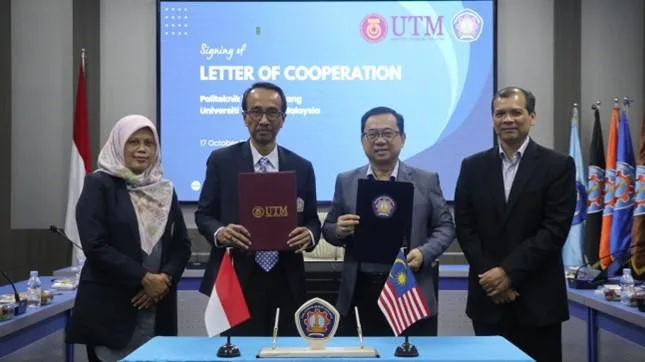 Penandatangan kerjasama Polinema dan UTM, siap berkolaborasi.