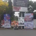 Baliho caleg berbagai parpol yang bertebaran di sudut jalanan Kota Malang.