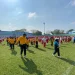 Antusias ribuan emak emak dalam Senam Kebangsaan di HUT KORMI.
