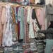 Pedagang pakaian di Pasar Besar Kota Malang.