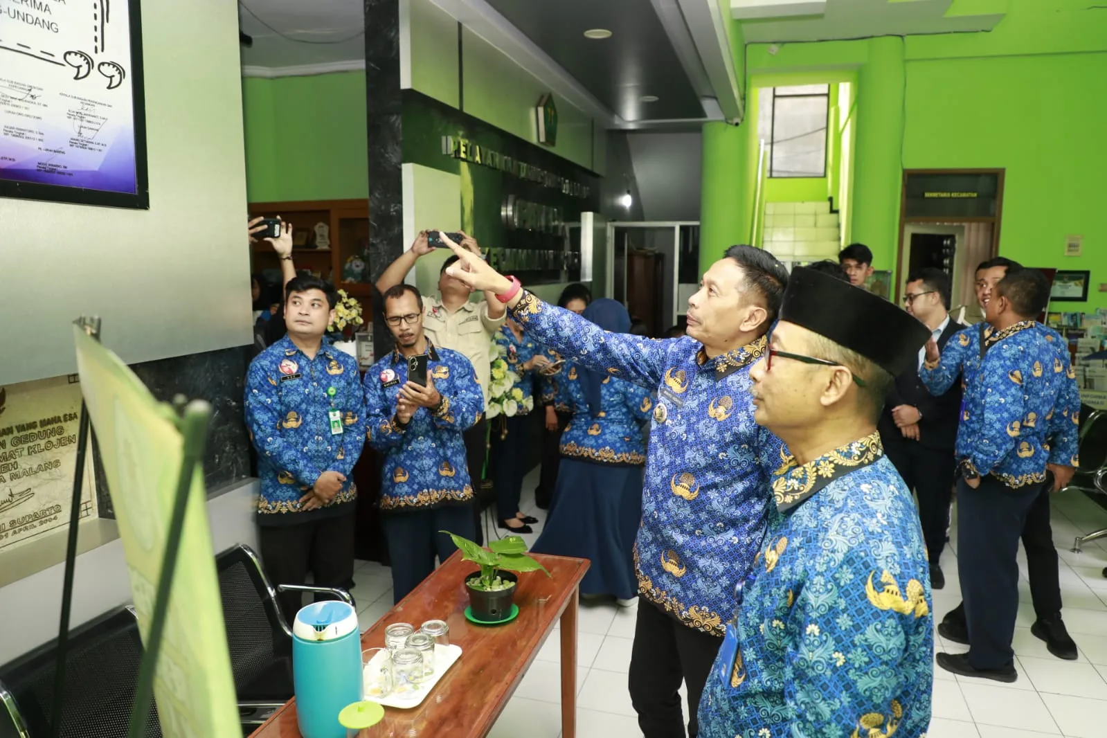 Kunjungan Pj Wali Kota Malang ke Kecamatan Klojen.