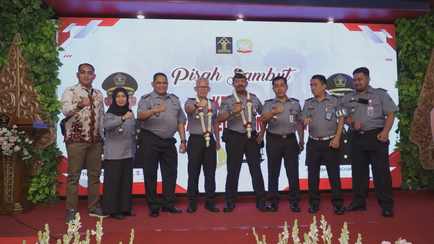 Pelantikan Kalapas Kelas I Malang Ketut Akbar Herry Achar.