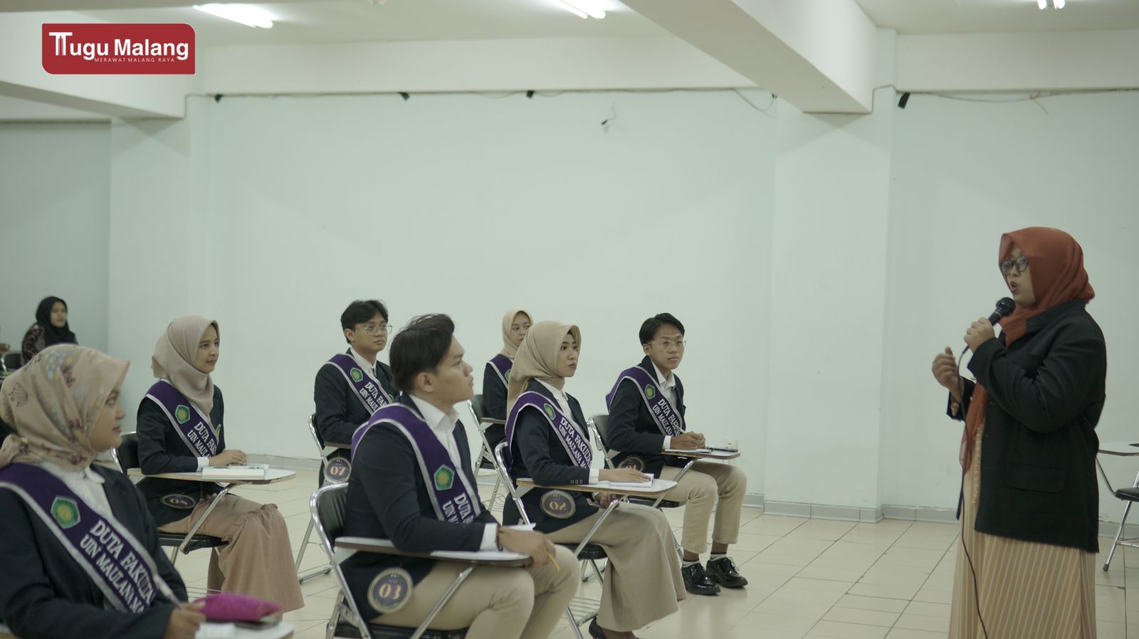 Pelaksanaan karantina Duta Fakultas Psikologi UIN Malang selama dua hari pada 29 dan 30 September 2023. 