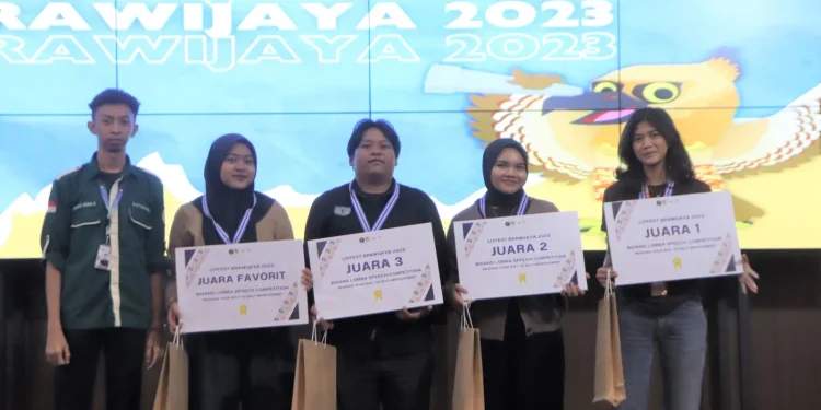 Salah satu kegiatan lomba Speech Competition di ajang Litfest 2023.