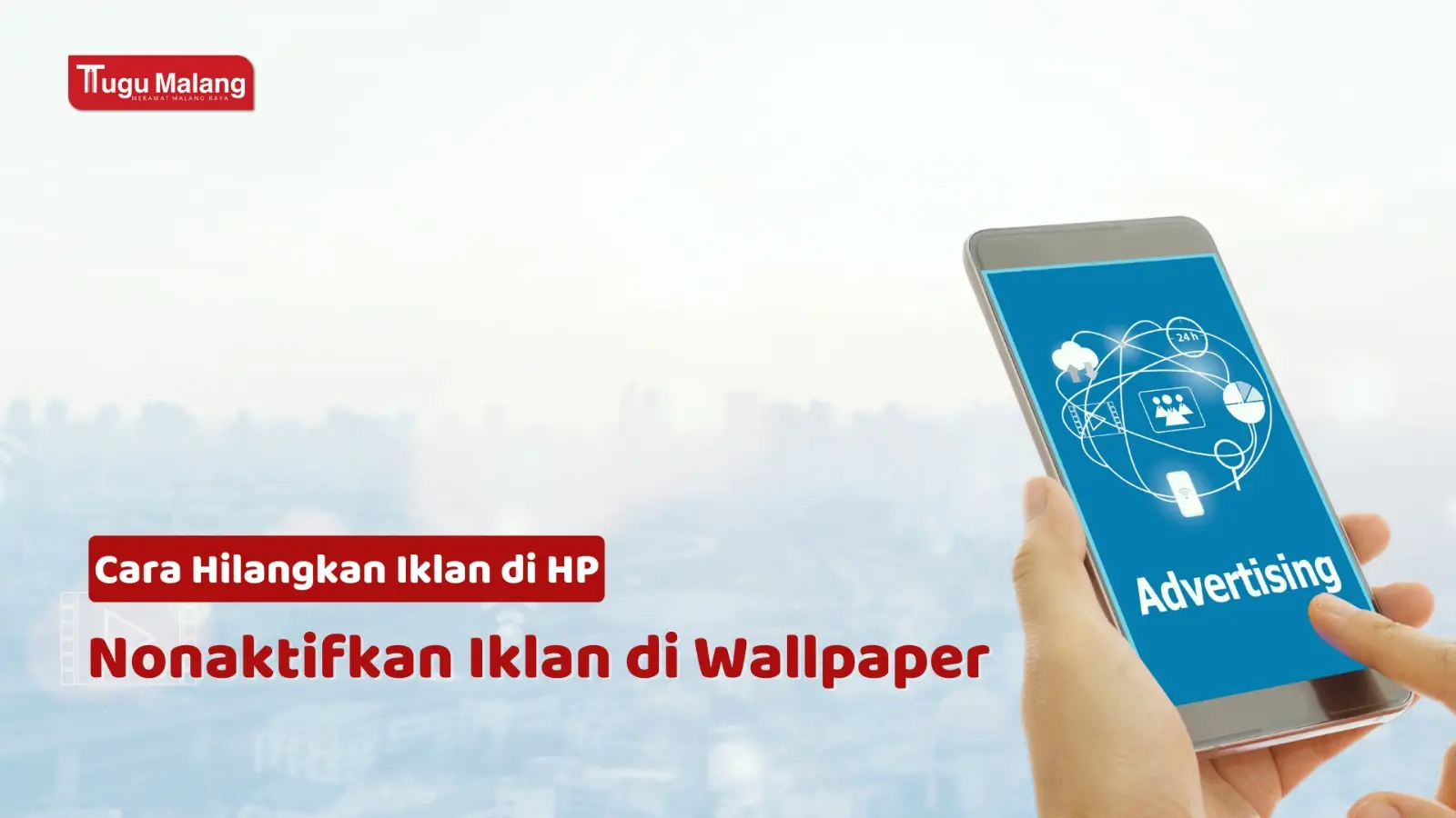 Cara menghilangkan iklan di HP dengan nonaktifkan wallpaper.
