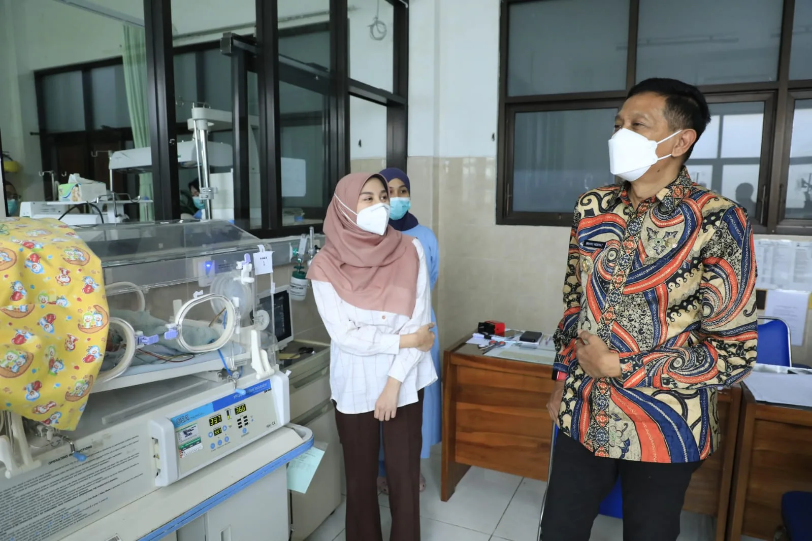 Pj Wali Kota Malang Wahyu Hidayat kunjungi Perkantoran Terpadu dan RSUD Kota Malang.