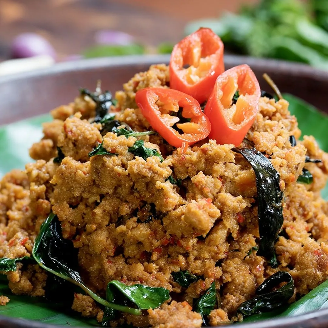 Ilustrasi sambal oncom.