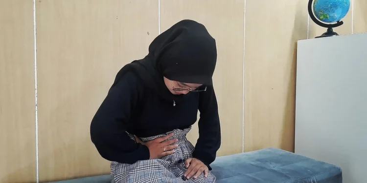 Ilustrasi gejala penyakit cacingan.