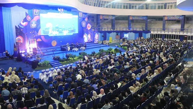 Suasana pelaksanaan Kampus Merdeka Fest 2023 di Polinema.