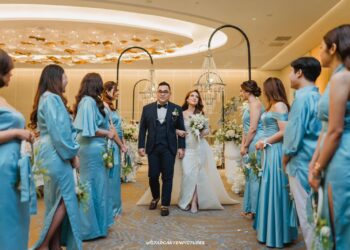Momen pengantin saat rayakan pernikahan di Atria Hotel Malang