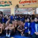 Suasana sosialisasi gerakan PHBS oleh mahasiswa UM.