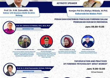 Poster kegiatan Temu Ilmiah Nasional XII di UIN Malang