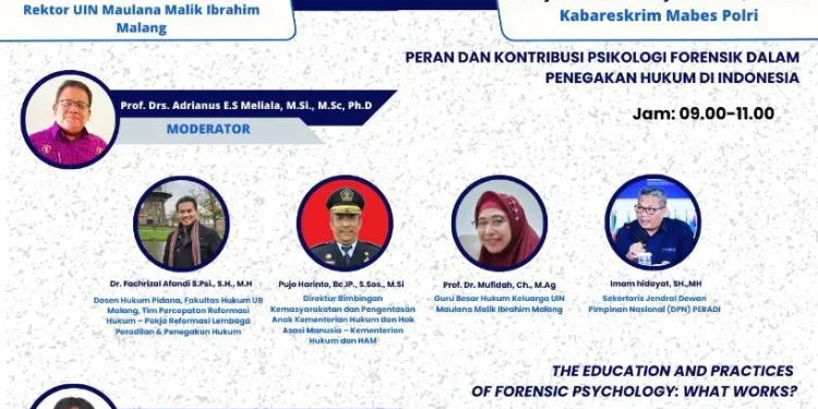 Poster kegiatan Temu Ilmiah Nasional XII di UIN Malang