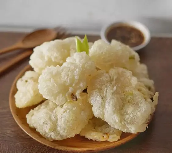Ilustrasi tepung aci.