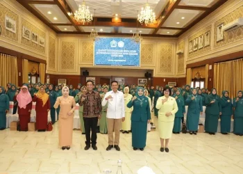 Pj Wali Kota Malang dalam Rakor Evaluasi 10 Program Pokok TP PKK Kota Malang.