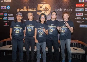 Godbless, band papan atas legendaris tanah air di Indonesia akan menggelar Konser Emas 50 Tahun-nya pada 10 November 2023